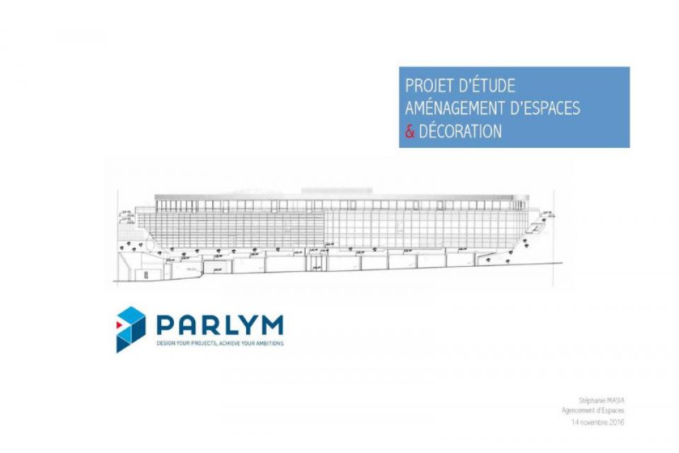 Présentation appel d'offre - Bureaux et annexes - Société PARLYM MARSEILLE 16ème